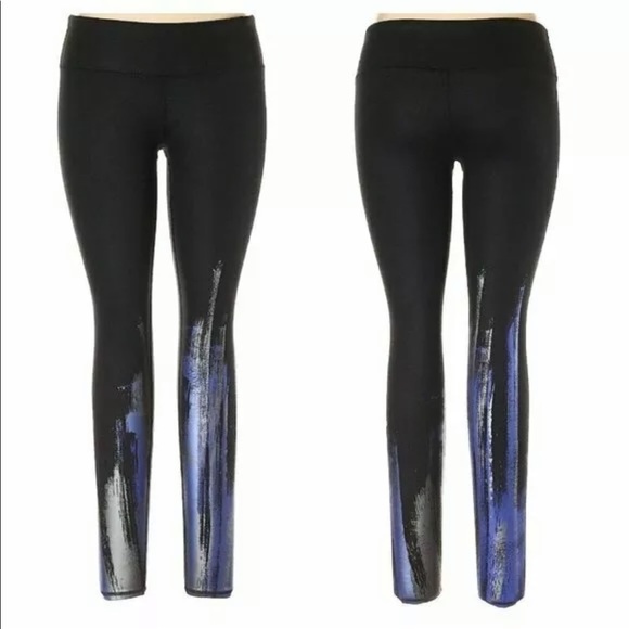 ALO Yoga Airbrush Leggings Painted Brushstroke - Picture 2 of 8